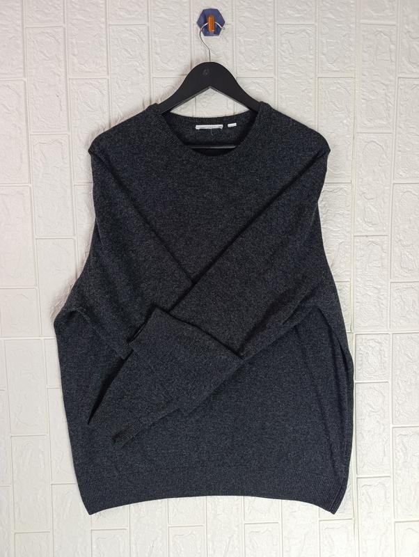 Herren Lacoste Pullover Grau Wolle 42 / XL / 50