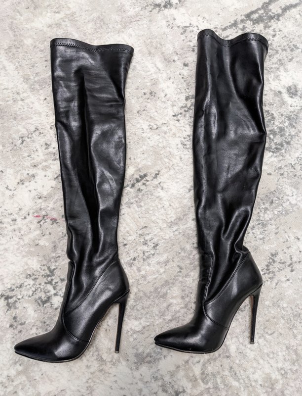 Femme Casadei Bottes Hautes Noires 37.5