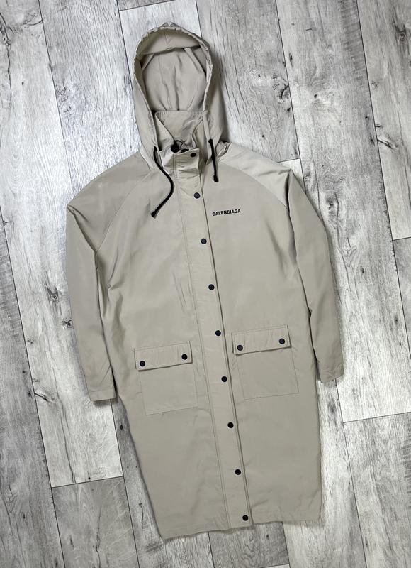 Мужской Balenciaga Ветровка Бежевая 40 /L / 48