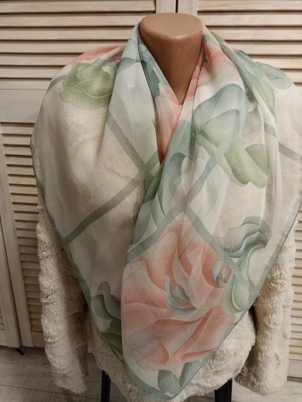 Women Cacharel Scarf Pink Artificial Silk