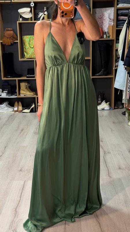 Donna ZIMMERMANN Abito Verde Setà 34 / XS / 42