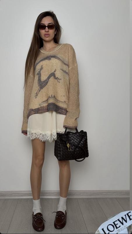 Женский Loewe Свитер Бежевый 36 / S / 44