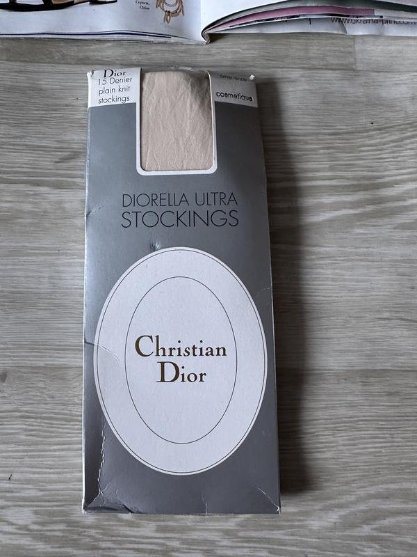 Women Christian Dior Stockings Beige 3