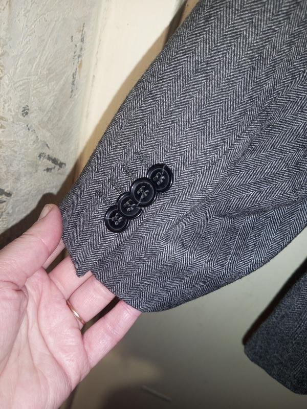 Men Benvenuto Blazer Grey Angora 42 / XL / 50