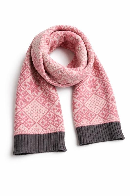 Damen Boden Schal Rosa Angora