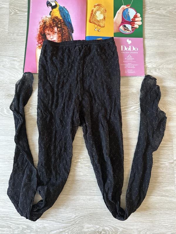 Women Christian Dior Tights Black 38 / M / 46