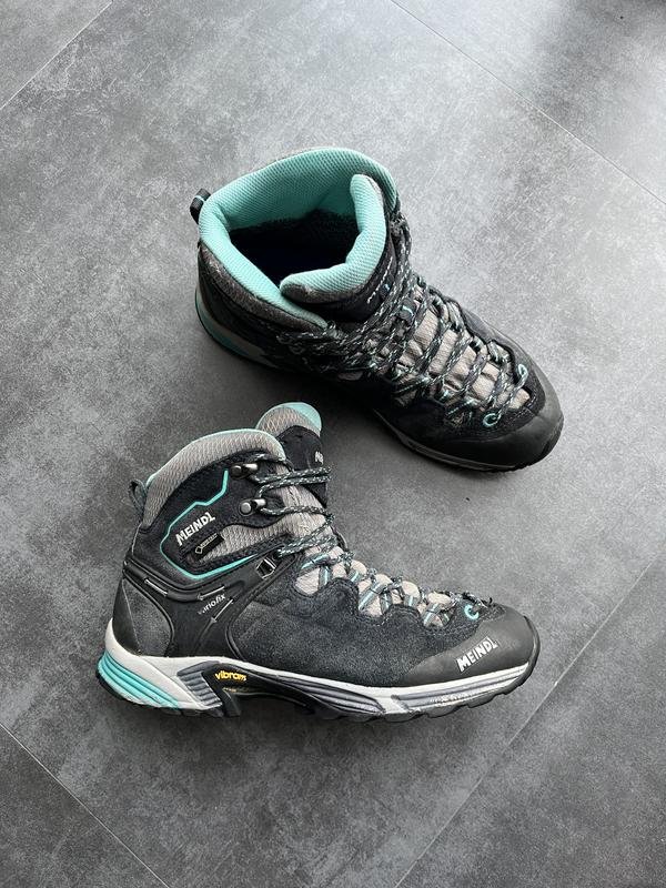 Женские Meindl Ботинки Чёрный Замша 40