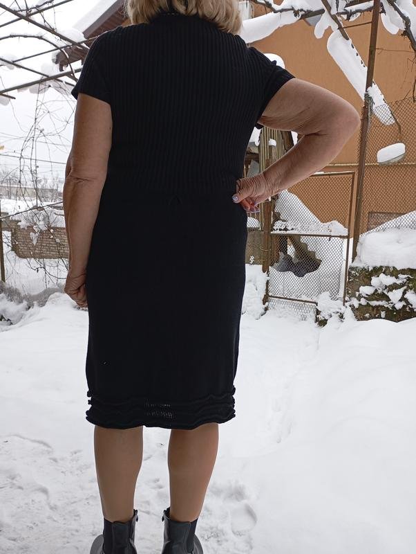 Donna Simone Vignoli Abito Nero Angora 40 / L / 48