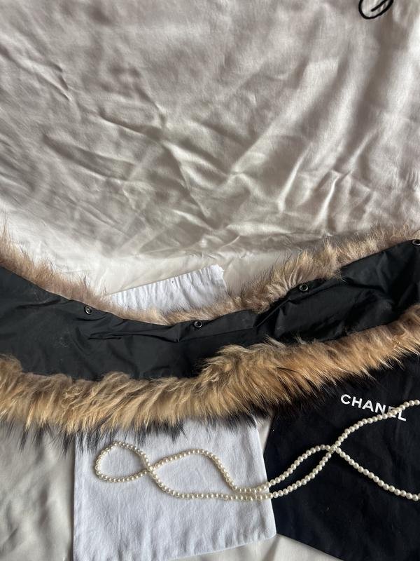 Women Woolrich Fur for Parka Brown 36 / S / 44