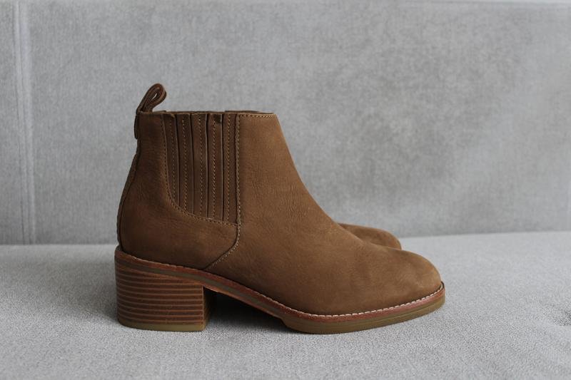 Damen Clarks Stiefel Beige Leder 38
