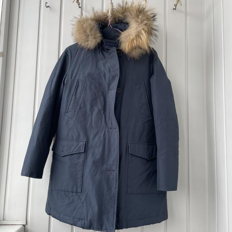 Women Woolrich Puffer Coat Navy 36 / S / 44