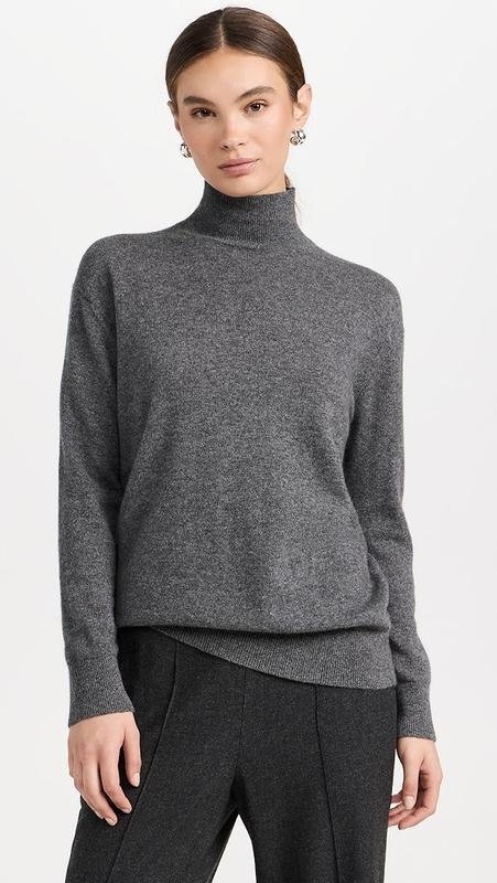 Femme Vince Pull Gris Cachemire 36 / S / 44