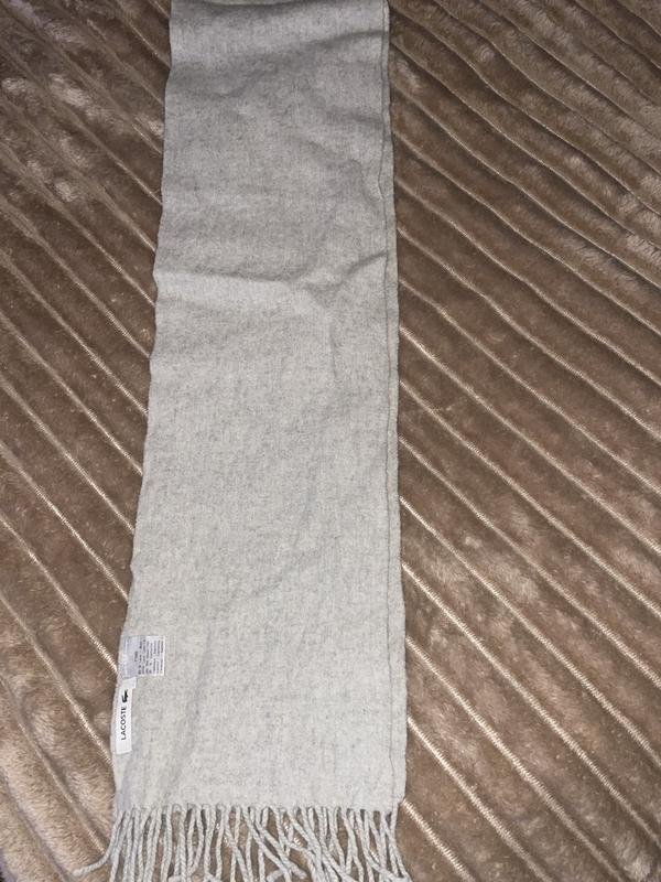 Homme Lacoste Écharpe Grise