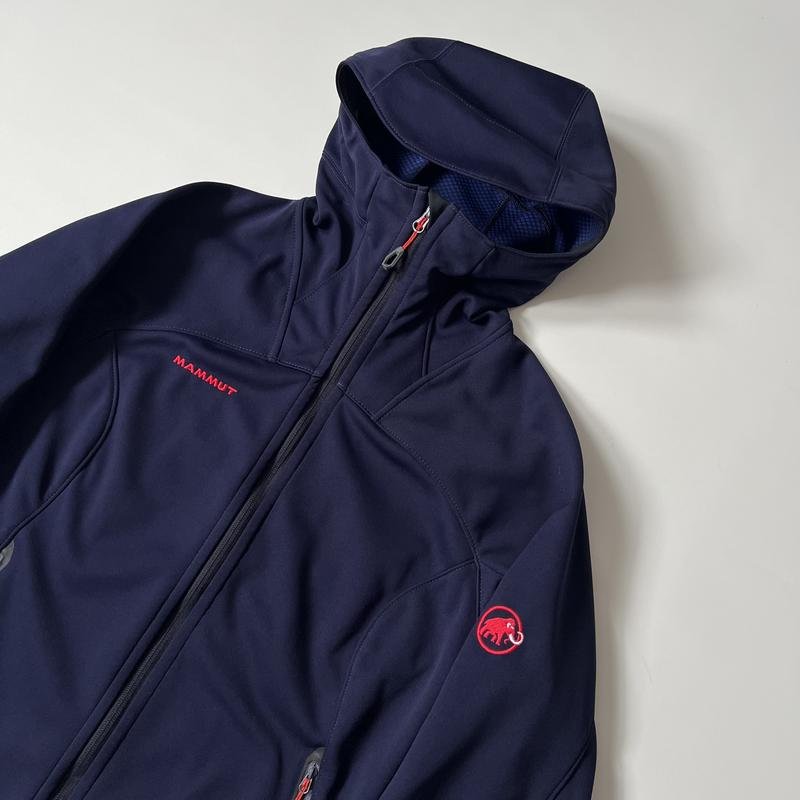 Femme Mammut Veste Bleu Marine Softshell 40 / L /
