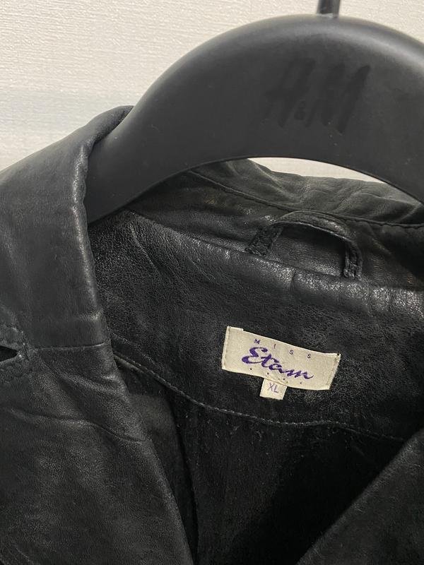 Women Etam Jacket Black Leather 42 / XL / 50