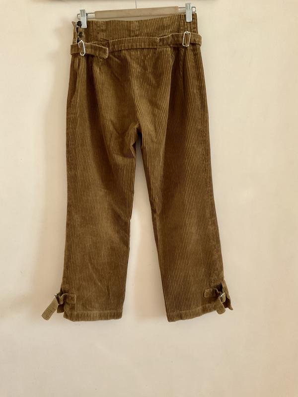 Women Sonia Rykiel Trousers Beige Velvet 36 / S /