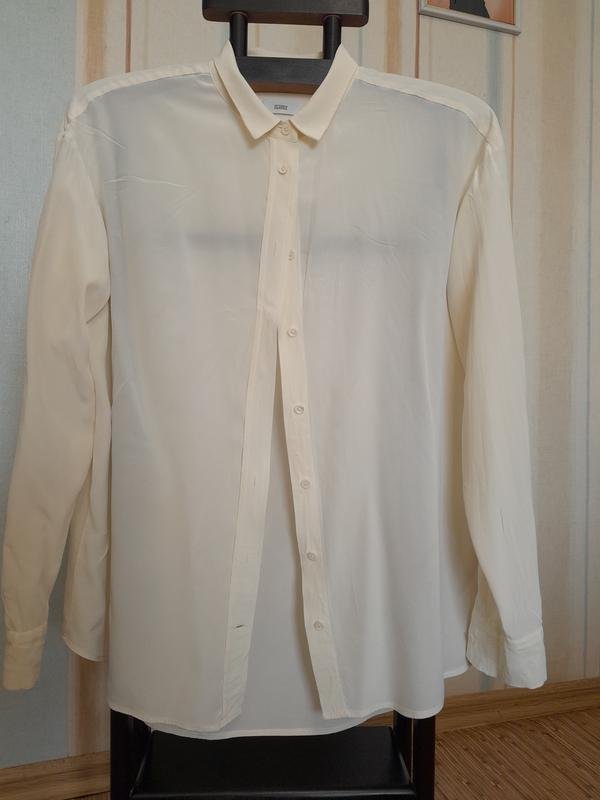 Женская Closed Рубашка Белая Шелк M