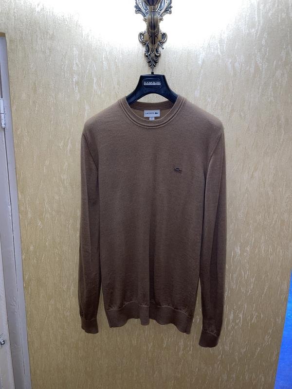 Herren Lacoste Pullover Beige 40 /L / 48