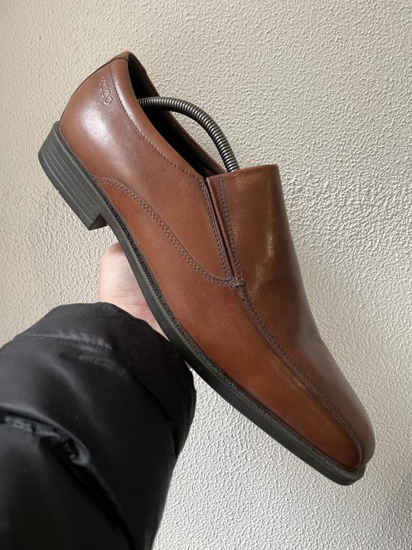 Herren Ecco Absätze Braun Leder 46