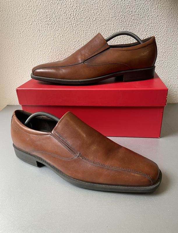 Herren Ecco Absätze Braun Leder 46