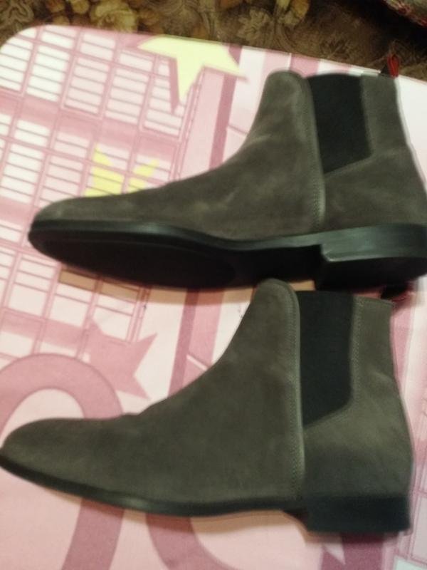 Men Hugo Boss Boots Grey Suede 41