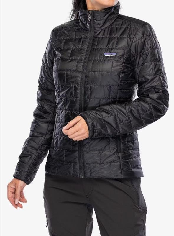 Women Patagonia Jacket Black Polyester 38 / M / 46