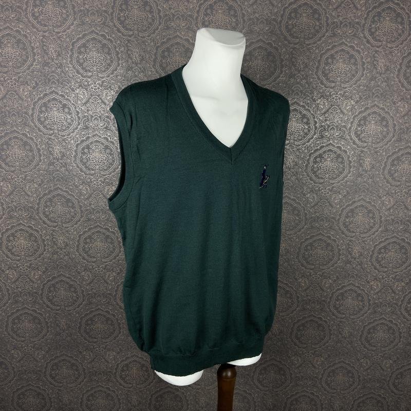 Men Noname Sweater Green Wool 44 / XXL / 52