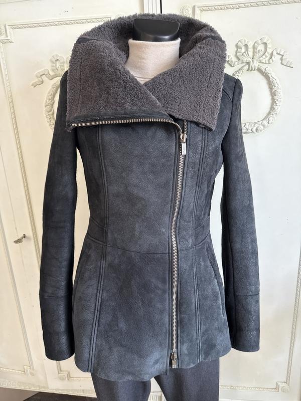 Женский BOSS Orange Пальто Серый Хутро 36 / S / 44