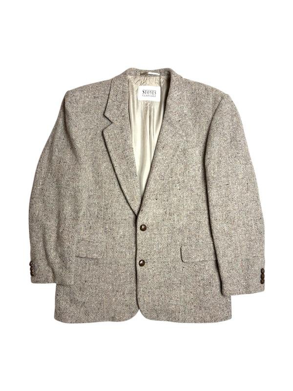 Мужской Harris Tweed Пиджак Бежевый Шерсть 38 / M