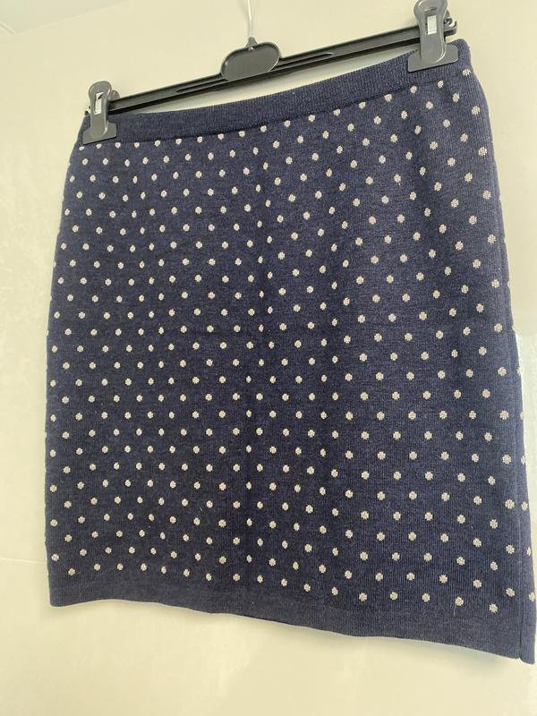 Женская Club Monaco Юбка Тёмно-синий Шерсть 38 / M