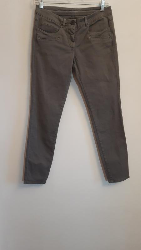 Women Fabiana Filippi Trousers Grey Cotton 34 / XS