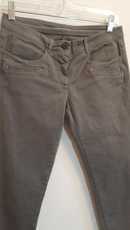 Women Fabiana Filippi Trousers Grey Cotton 34 / XS