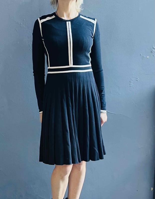 Femme Marc Jacobs Robe Bleu Marine Coton 34 / XS /