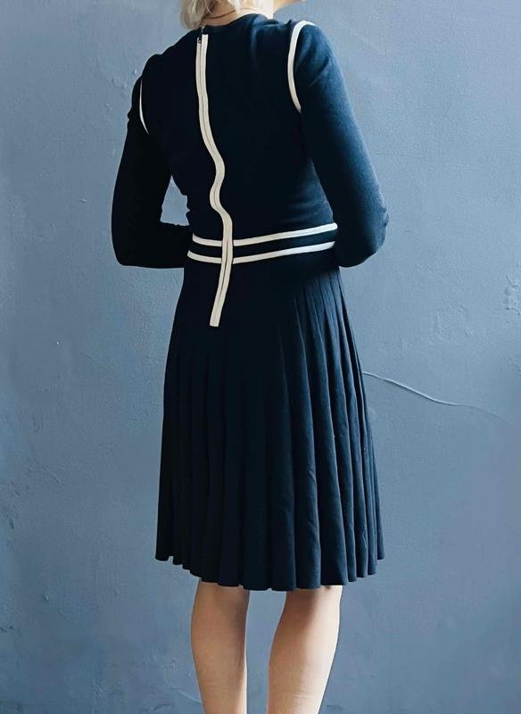 Femme Marc Jacobs Robe Bleu Marine Coton 34 / XS /