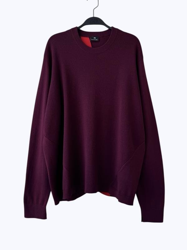 Femme Paul Smith Pull Bourgogne Coton XL