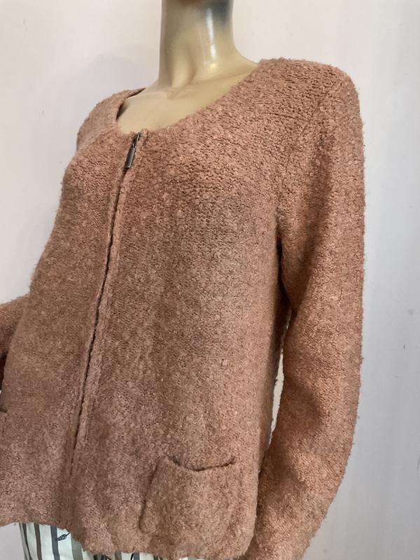 Women Etam Sweater Peach Knit 42 / XL / 50