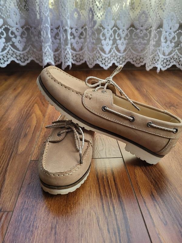 Damen Navyboot Slipper Beige Nubuk 38