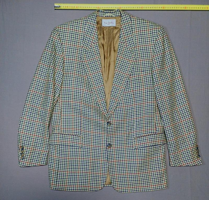 Men Pierre Cardin Blazer Grey Wool 42 / XL / 50