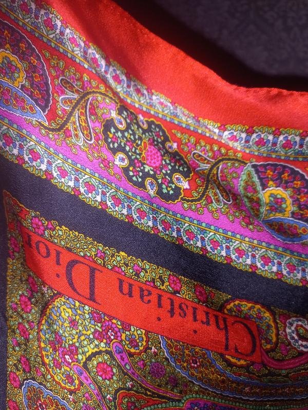 Donna Christian Dior Sciarpa Multicolore Setà