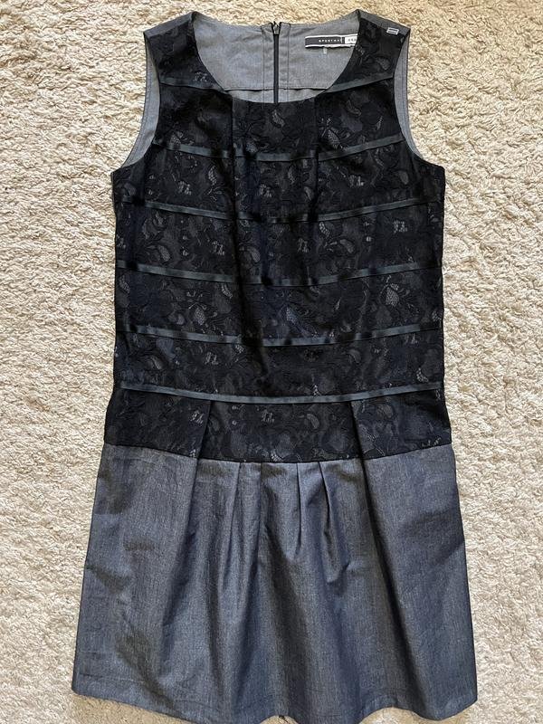 Женское Sportmax Платье Серый Джинс S