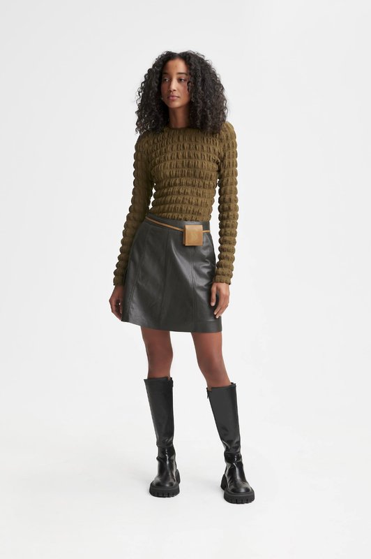 Женская Gestuz Блуза Оливковая Вискоза 36 / S / 44