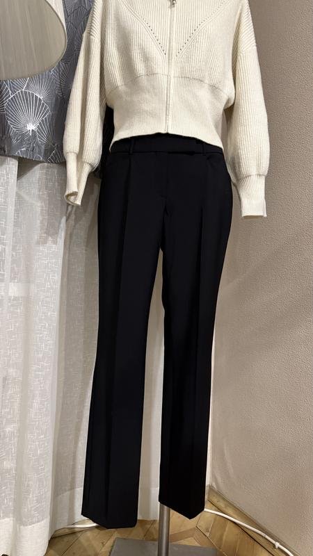 Damen Navyboot Hosen Schwarz Wolle 36