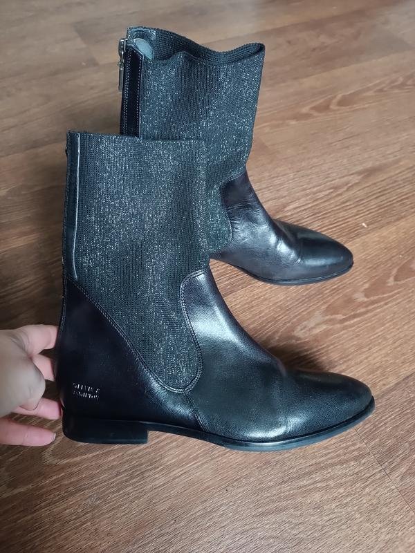 Donna Melvin & Hamilton Stivali Nero Pelle 38