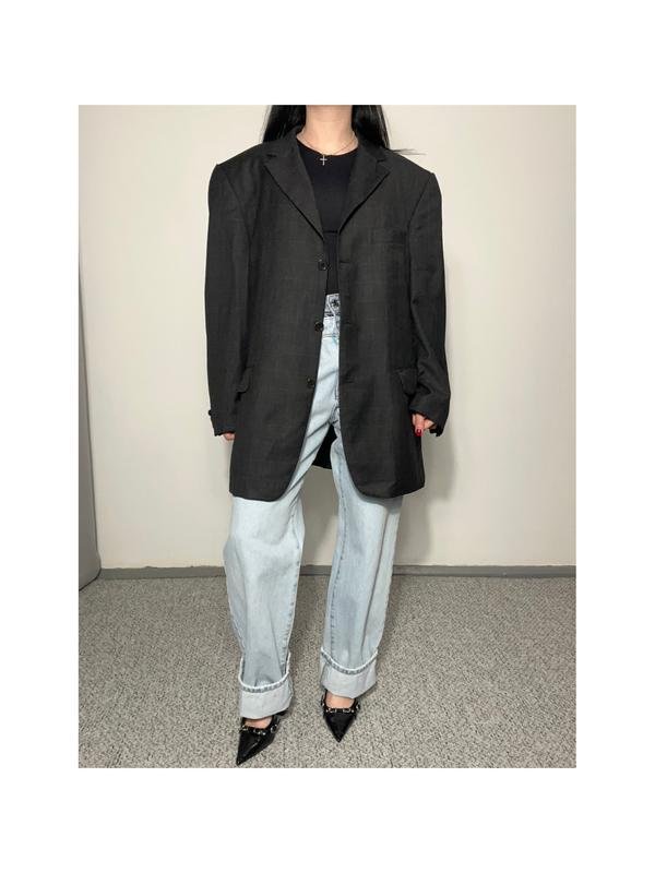 Women Balmain Blazer Black Wool 40 / L / 48