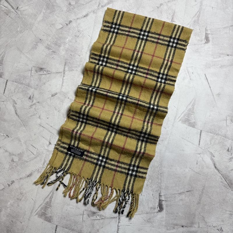Шарф Burberry Разноцветный Кашемир