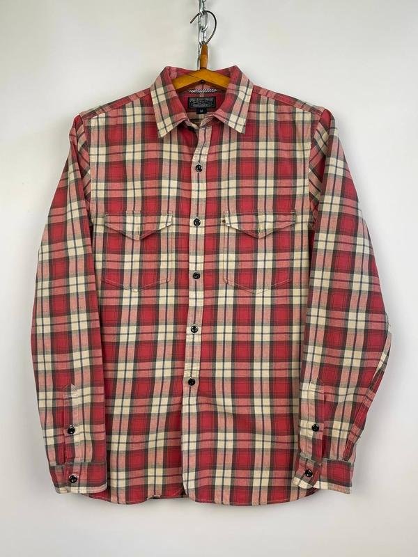 Мужской Polo Jeans Рубашка Красный Хлопок 38 / M /