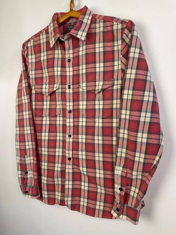 Мужской Polo Jeans Рубашка Красный Хлопок 38 / M /