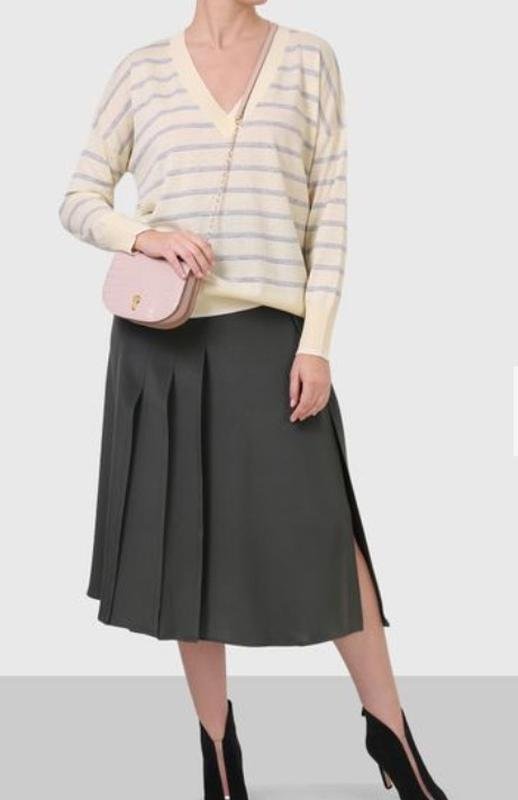Женская Sportmax Юбка Хаки Шелк 38 / M / 46