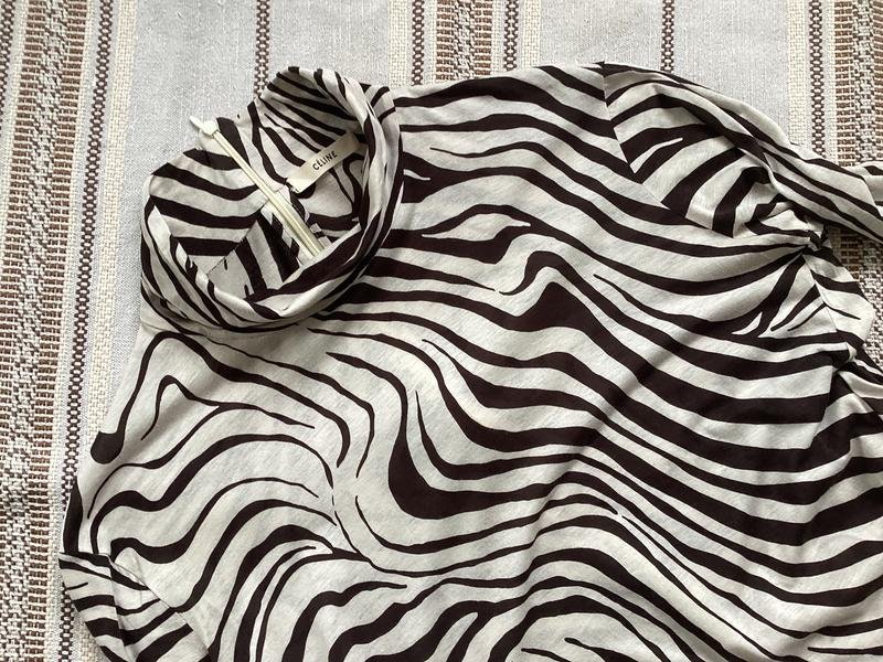 Women Celine Long Sleeve Brown Cotton 38 / M / 46