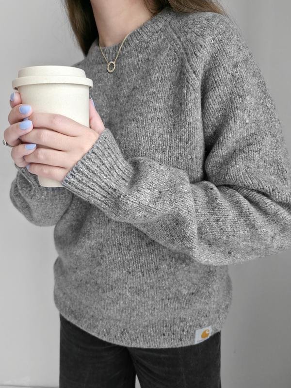 Women Carhartt Sweater Black Wool 38 / M / 46